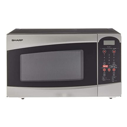 Sharp Microwave Oven R-25C1-S | 22 Litres - Silver & White